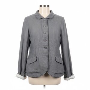 Formidable DAR Blazer Hand Made Jacket XS Woven Peter‎ Pan Collar Minimalist